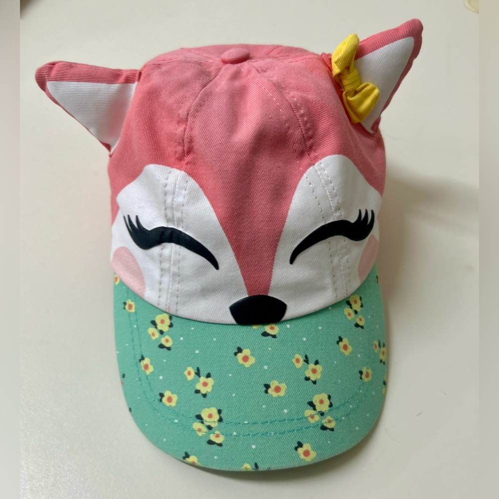 3D Fox Kids One Size Adjustable Boulder Ridge Wild Animal Park Baseball Cap Hat